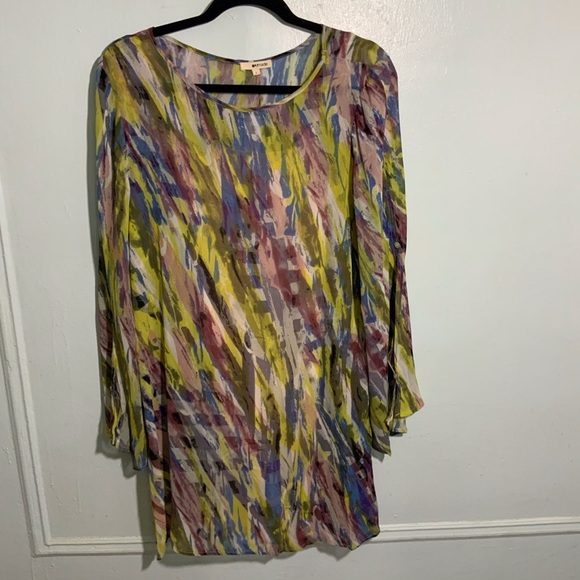 LA MADE Abstract Dress With Slip Size S - Picture 5 of 9